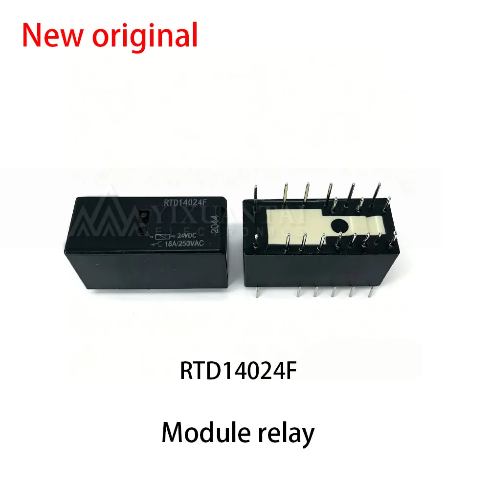 (10pcs) 100% New relay RTD14024F Relay conversion for 16A8 pin home appliance motherboard using DC24V
