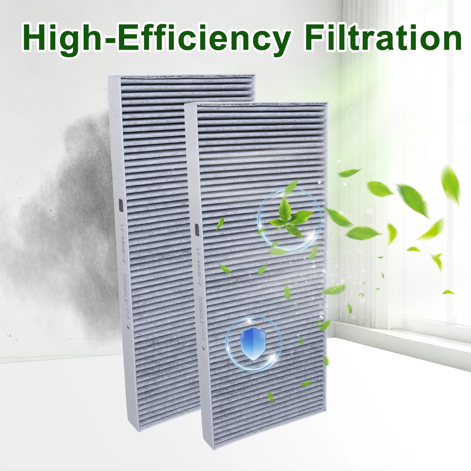 External A/C Air Conditioner Filter Compatible for Teslas Model Y 2021 Replace 1658376-00-A
