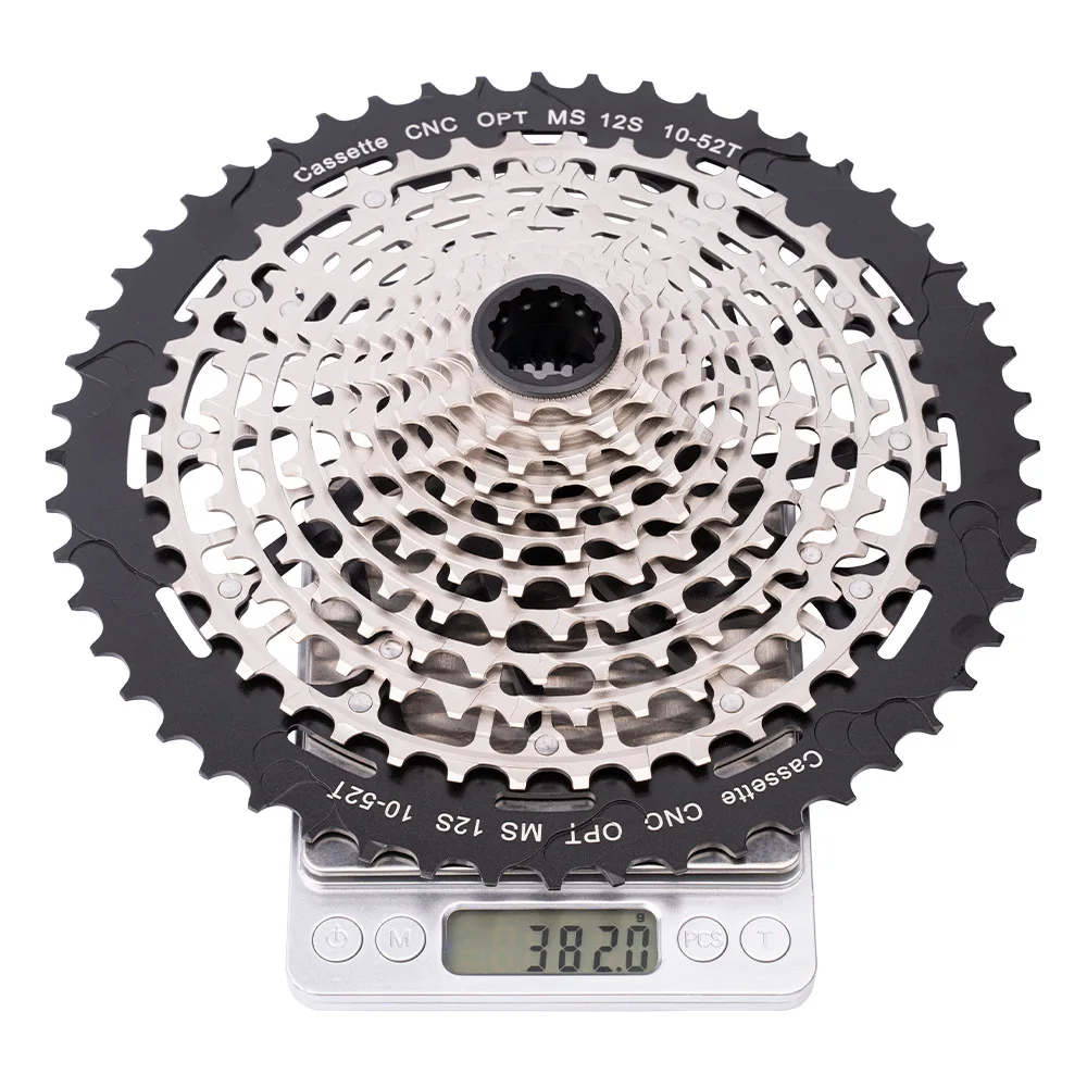 Bicycle MS Mountain Bike Flywheel 12-Speed 10-50T/52T Hollow Variable Speed Micro Spline Steel Lightweight Tower Base