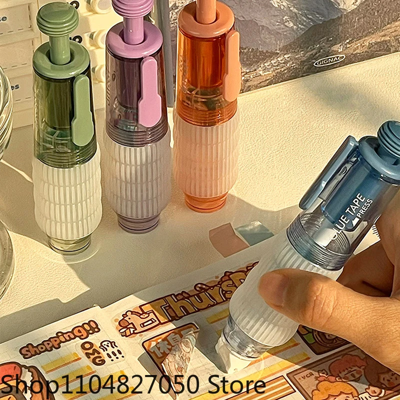 Transparent Dot Dispensing Double-sided Tape Replaceable Refills Handbook Dot Glue Stationery School Office Supplies stationery