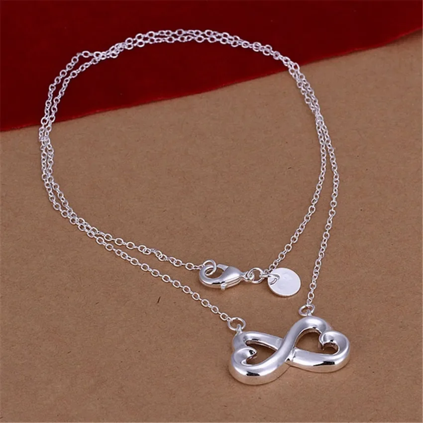 fashion wholesale price charm silver color for women pendant cute Necklace Fashion trends Jewelry Gifts WEDDING N148