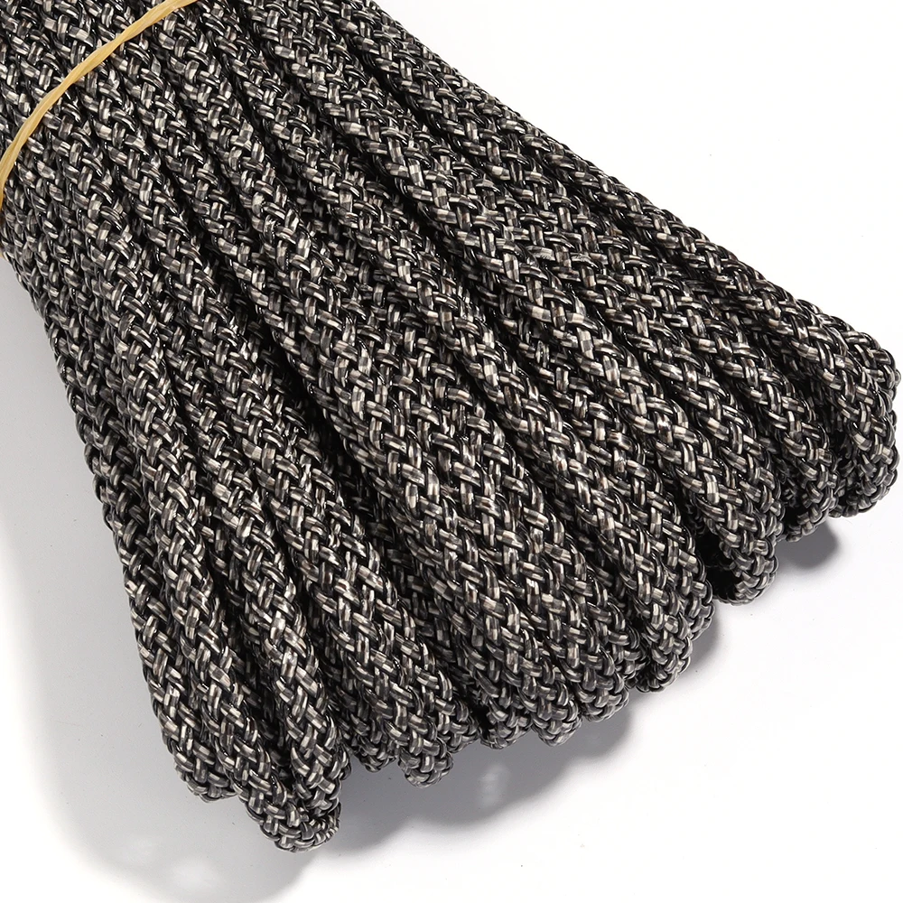 Genuine Cow Leather Braided Thong Cord for DIY Crafts
