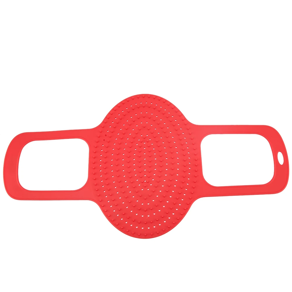Food Grade Siliconen Hittebestendige Kalkoenheffer Non-Stick Gevogelte Kookmat (Rood)
