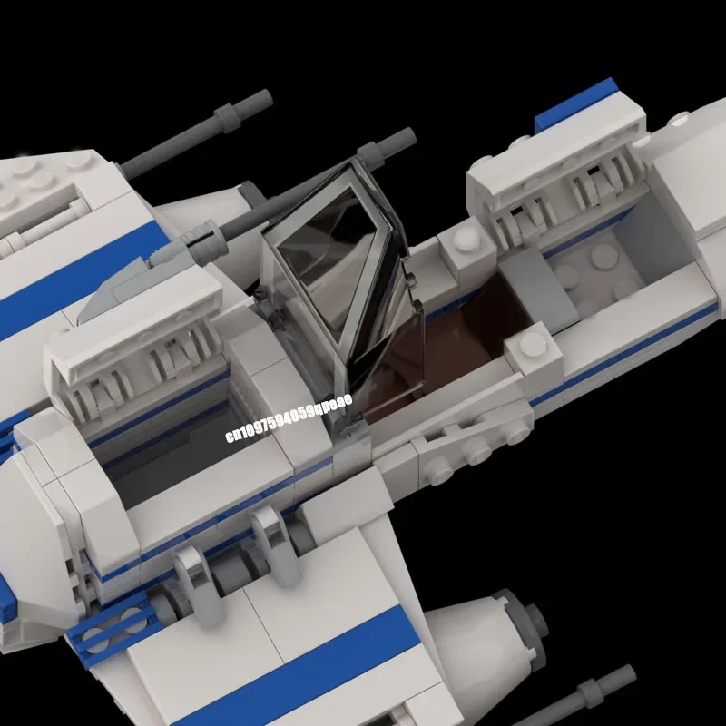 โมเดล Moc Mini E-Wing Starfighter ชุดใหม่ 187 ชิ้น จากภาพยนตร์ Star Battle ของเล่นเด็ก ของขวัญวันเกิด ตัวต่อแบบกำหนดเอง