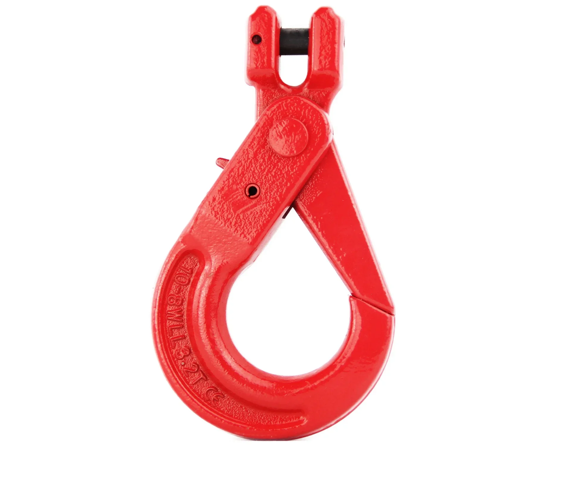 Croissant self-locking safety hook lifting cargo hook crane hook spraying alloy steel