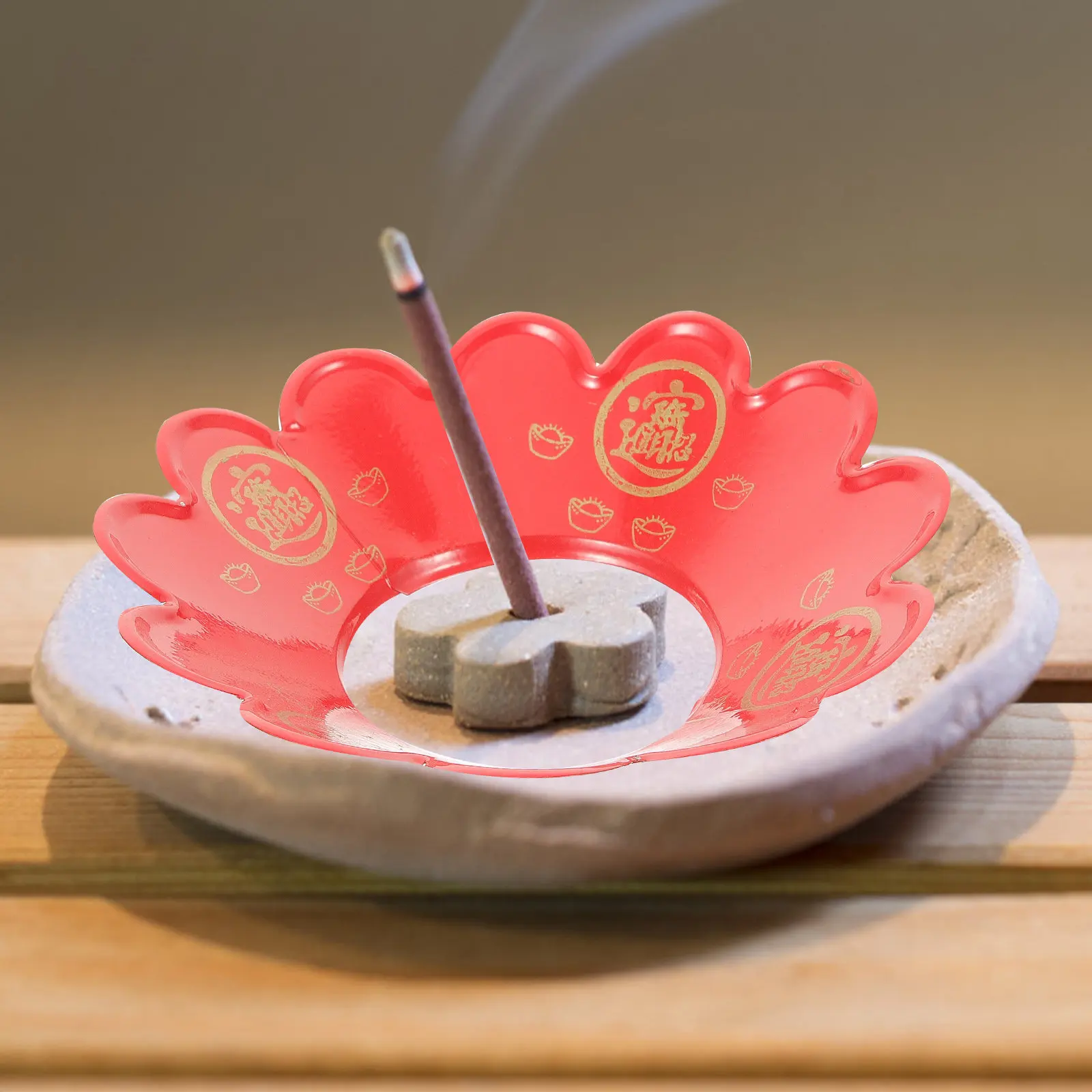 Incense Burner Ash Catcher Metal Censer Holder Decorative Incense Holder Accessory Reliable Craftsmanship Prevent