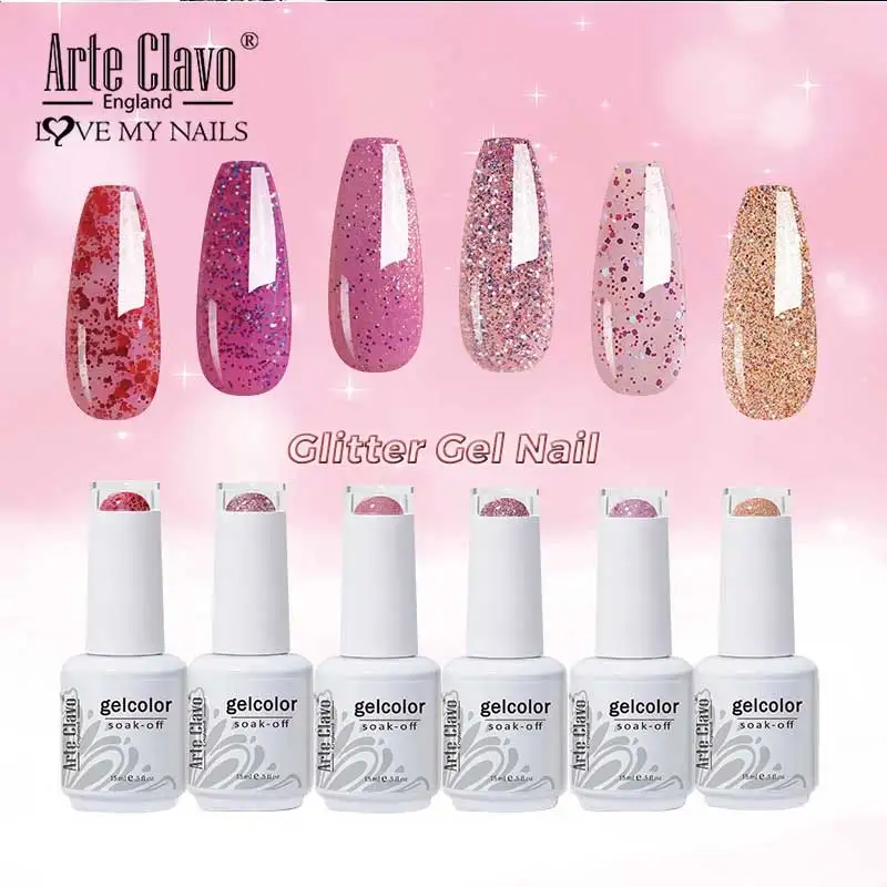 Arte Clavo 179 Kleuren Gel Nagellak Uv Led Nail Art Vernis Lak Losweken 15 Ml Nieuwe Aankomst Nail gel Polish Gellak Manicure