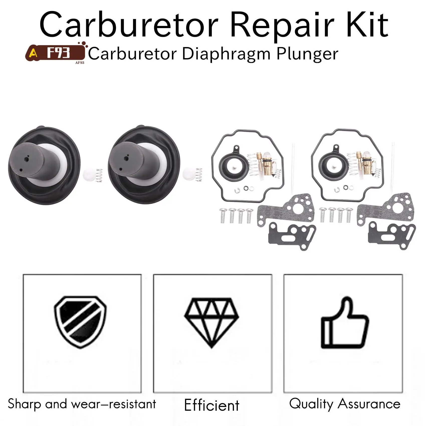 AF93-ремонтный комплект карбюратора для Yamaha Virago XV535 1990-2001 XV 535 плунжерная диафрагма