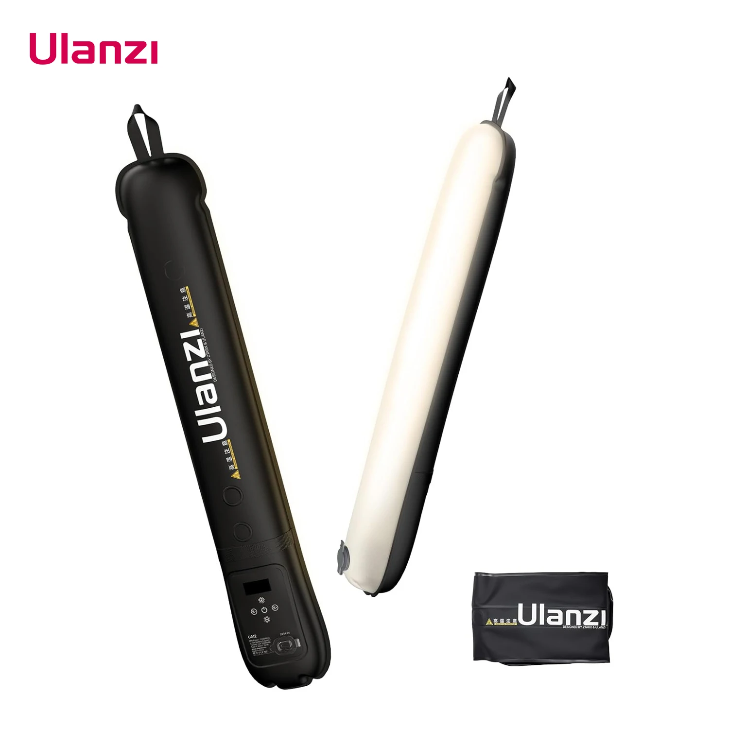 

Ulanzi UA12 Portable Air Tube Light 12W Bi-color Fill Light 2700K-6500K Magnetic Fill Light for Outdoor Indoor Photography