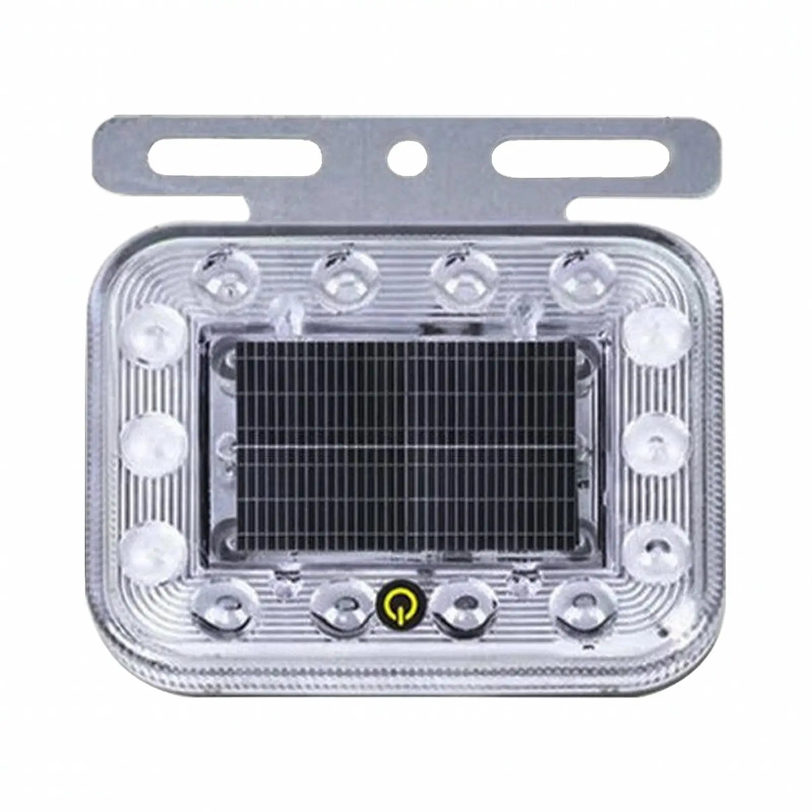 Solar Powered Car Warning Light 14 LED Weatherproof Roadside Safety Marker for Truck Electric Vehicle
