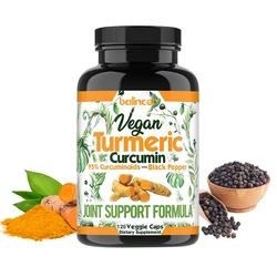 Balincer 95% Curcumin + Black Pepper Extract Dietary Supplement, Antioxidant, For Joint Discomfort, Non-GMO