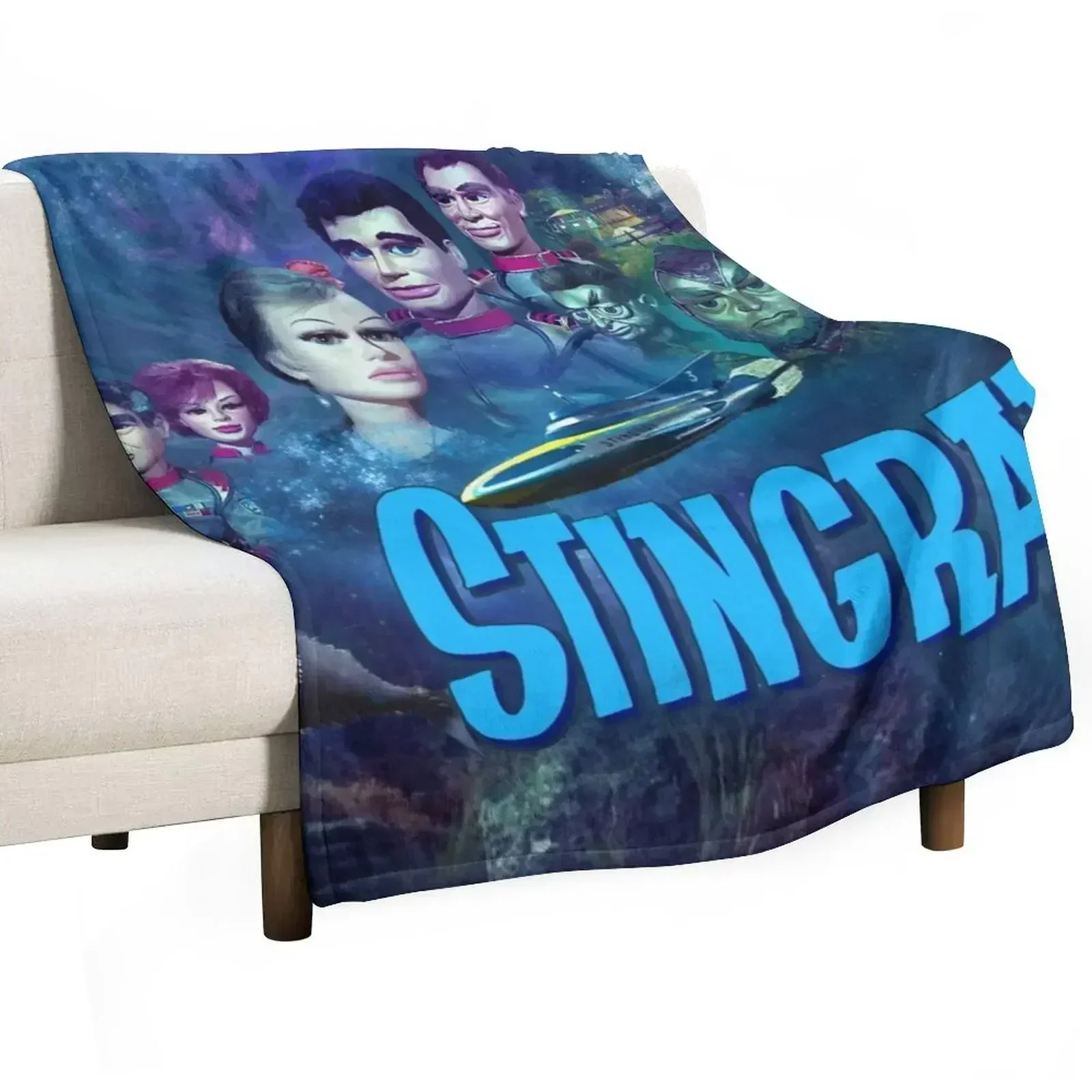 

STINGRAY 1 Throw Blanket Soft Bedroom Blanket for Night Sleeping