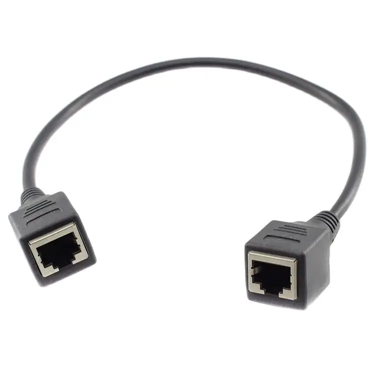 

Female to Female 1FT 30cm 60cm 8P8C FTP STP UTP Cat 5e Female To Female Lan Ethernet Network Extension Cable Patch Cord