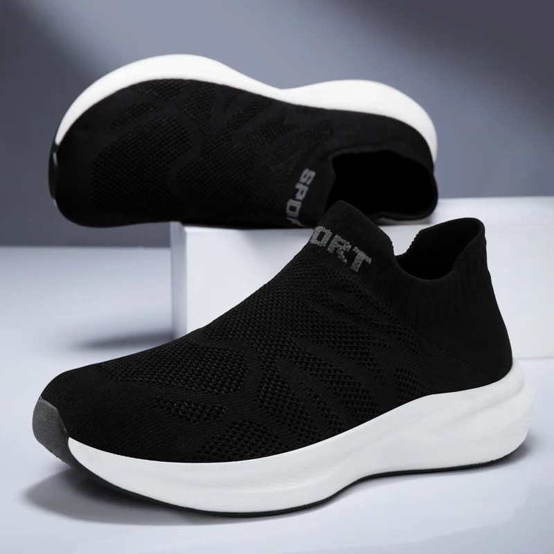 Summer breathable mesh wide toe shoes for men and women men's fashion casual sports shoes non-slip outdoor light walking shoes46