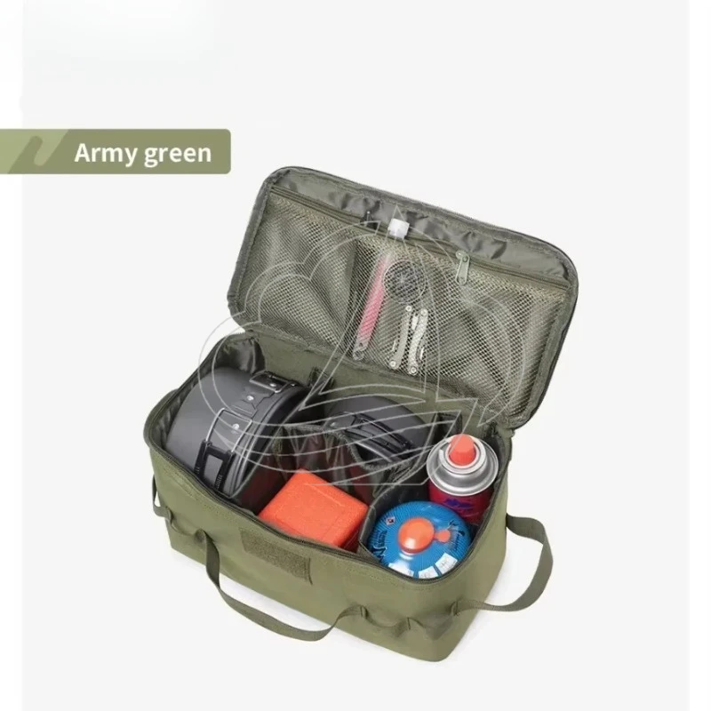 CAOX Large Capacity Outdoor Camping Picnic Bag Tactical Gear Travel Storage Bag Camping Accessories