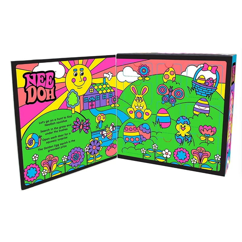 

2026 Hot Needoh Golden Egg Treasure Hunt Blind Box Toy With Squishy Surprise Stress Relief Squeeze Kids' Easter Party Toy