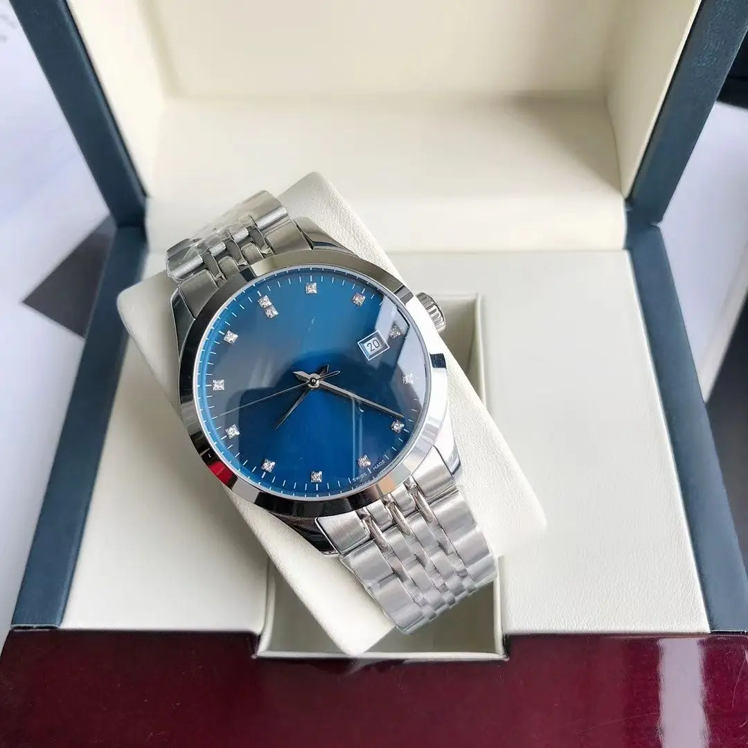 Fashion Show Designer Style Men's Watch Women's Watch Couple Matching Quartz Watch Luminous Calendar Waterproof Scratch‑proof Glass Dial Leather Wrist Band Party Daily Office Holiday Gift Wristwatch