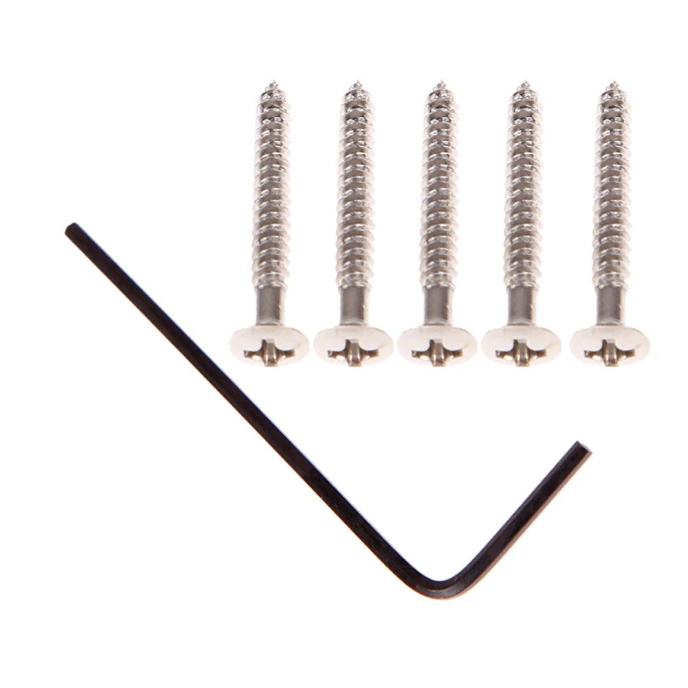 4-سلسلة باس جسر معدني ذيل صلب ثابت تحميل علوي جسر غير قابل للصدأ كروم باس جسر ملحقات الآلات الموسيقية #5