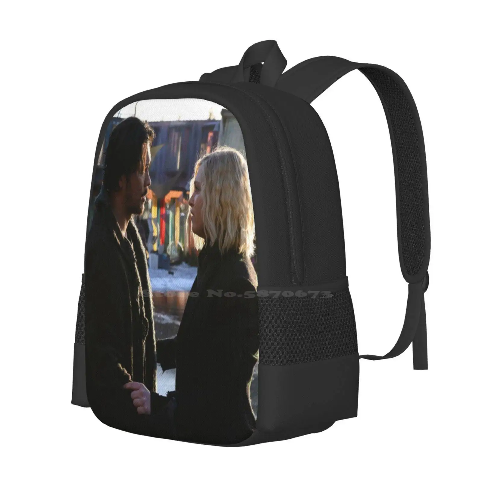 Bellarke Season 6 School Bags For Teenage Girls Laptop Travel Bags