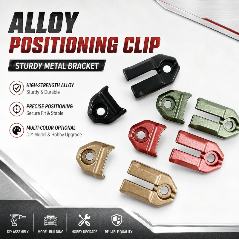 High Hardness Alloy Installation Position Buckle Multi‑Color Selection Outdoor Model DIY Fitting Parts