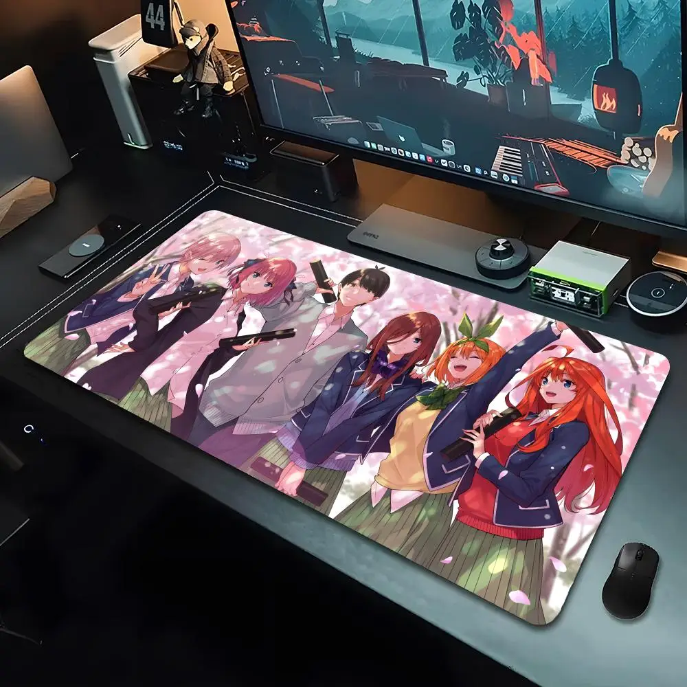 

anime The Q-quintessential Quintuplets Mouse Pad Mousepad Large Gaming LockEdge Thickened Computer Keyboard Table Desk Mat