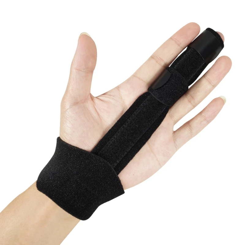 Sport Protective Sleeve Injuries Broken Fingers Hand Fixing Strap Trigger Finger Extension Splint Adjustable Fixing Belt Support