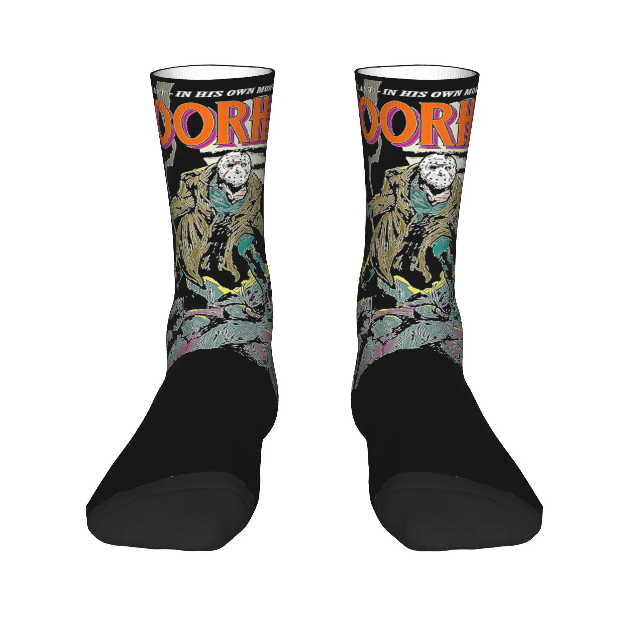 Men Women Friday 13th Thirteenth Horror Socks Non-slip Funny Happy Jason Voorhees  Socks Little Small Gifts