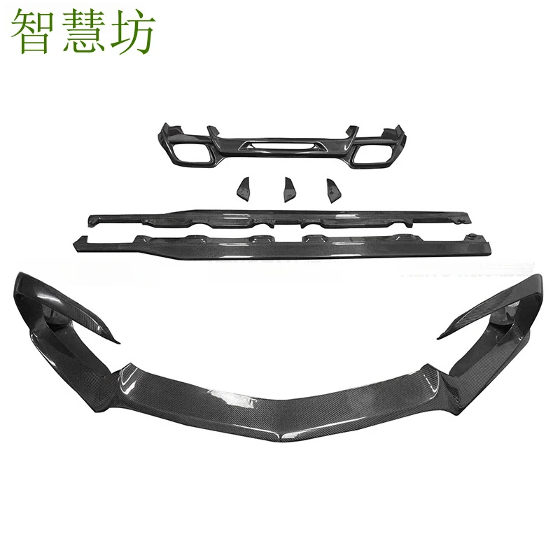 

Подходит для Mercedes-Benz AMG GT GTS: Комплект карбоновых модификаций R-Style (передний бампер, боковые юбки, задний спойлер, малый обвес)