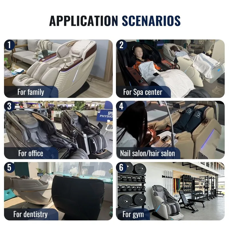 Full Body 8D Zero Gravity Electric Massage Chair with Multi Modes Modern Design Combining Technology and Comfort