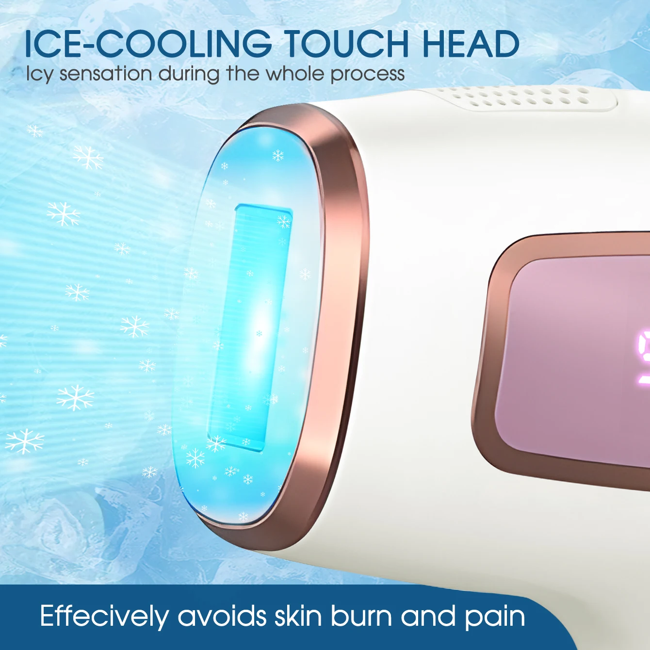 Ice-Cooling 999.990 Blitze IPL Laser Haarentfernungsgerät IPL Epilierer für Frauen Permanenter Bikini Beine Körper 2 Modi Entferner