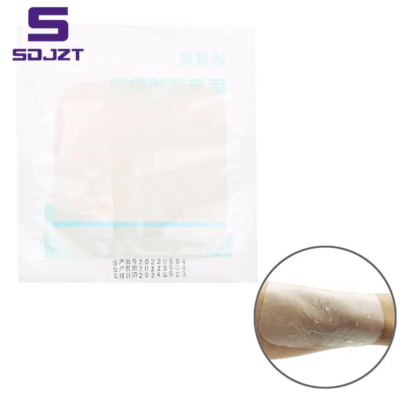 1pc Ultra Fino Hydrocolloid Adesivo Molho Ferida Fina Cura Almofada Transparente Útil Respirável Remendos À Prova D' Água