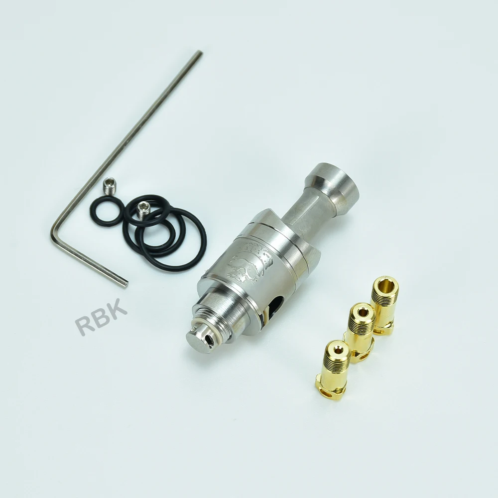 Wolfcoolvape Billet box mod Monarchy Mobb CipherSkull RBA vape Skull RBA 1.0/1.5/2.5/3.5mm Bridge 316ss replacement coil - gallery image 5