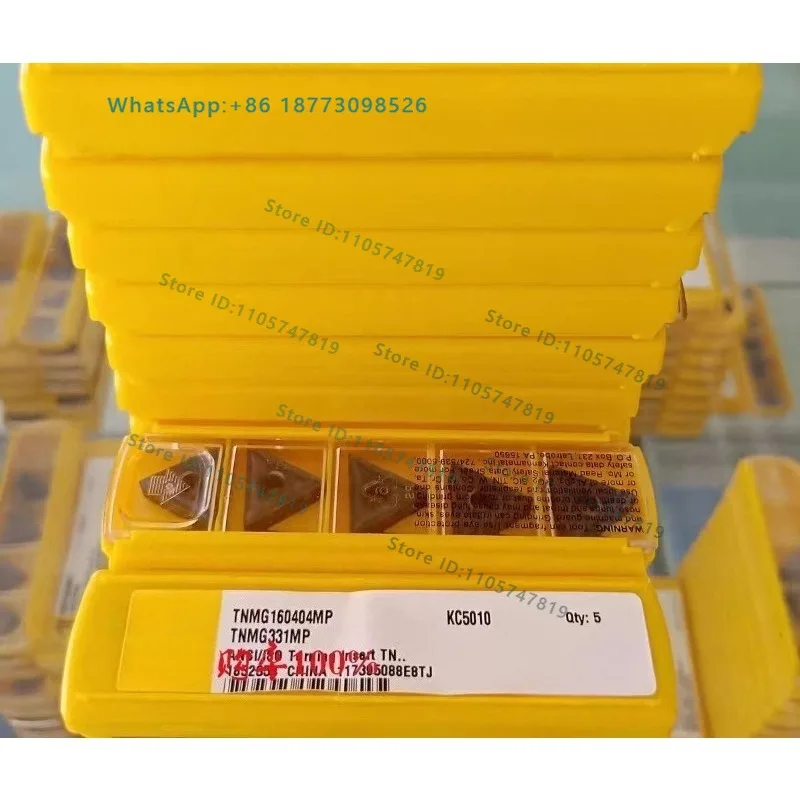 (1 box of 5 pieces)Original genuine ultra hard triangular blade TNMG1604020408MS-KC5010