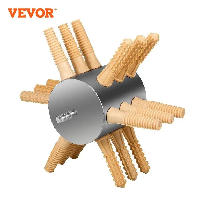 VEVOR Chicken Plucker Drill Attachment Stainless Steel Chicken Plucker 18/24 Fingers Chicken Feather Removal Plucker Machine