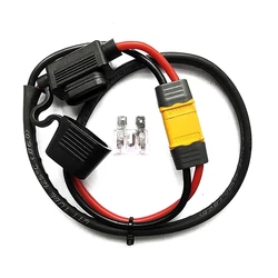 Electric Bicycle Battery Power Cable Lithium Battery Controller Fuse Waterproof 14AWG Discharge Wire XT60