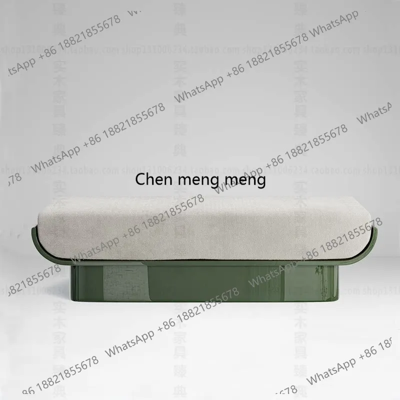 

Cream wind change shoes wear shoes end of bed fitting room soft bag bench new Chinese living room