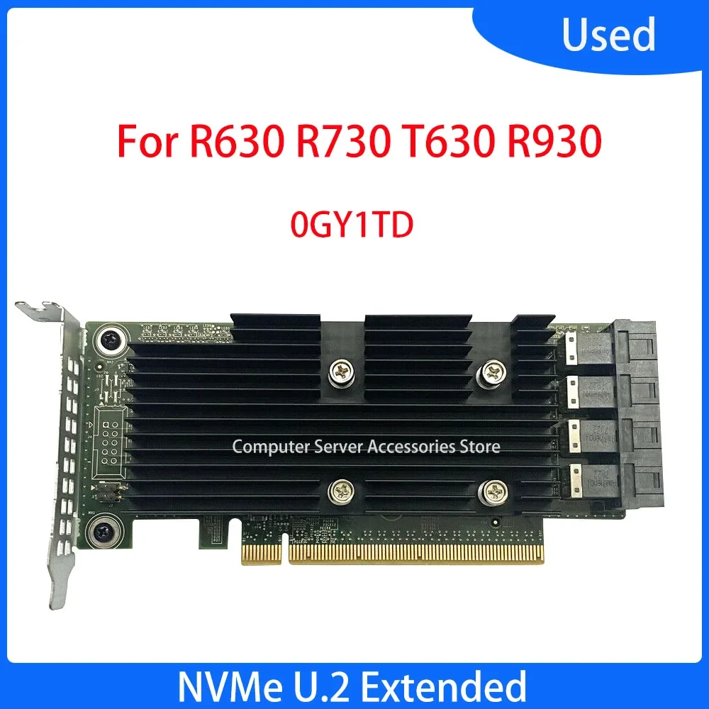 Original CN-0GY1TD erweiterungs karte für poweredge r630 r730 t630 r930 sas raid nvme u.2 erweiterung direkt kanal karte gy1td