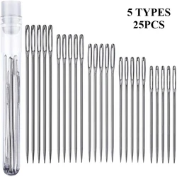 25pcs Household Sewing Machine Needle Combination 5 Types Old Style Multifunctional Motor Universal Accessories