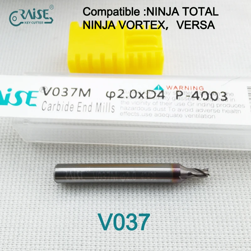 

Фреза RAISE V037M, совместимая с KEYLINE V037 KEYLINE NINJA TOTAL NINJA VORTEX VERSA, машина для копирования ключей