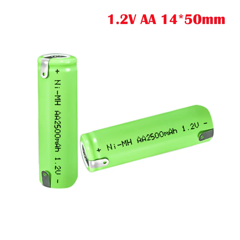 New 1.2V 2500mAh AA Ni-MH Rechargeable Battery For Braun Oral B Electric Toothbrush D12 S12