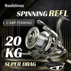 NGK Stainless Steel Bearing Spinning Fishing Reel 8000 9000 10000 12000 14000 25KG Powerful Reel Saltwater Fresh Water Drag