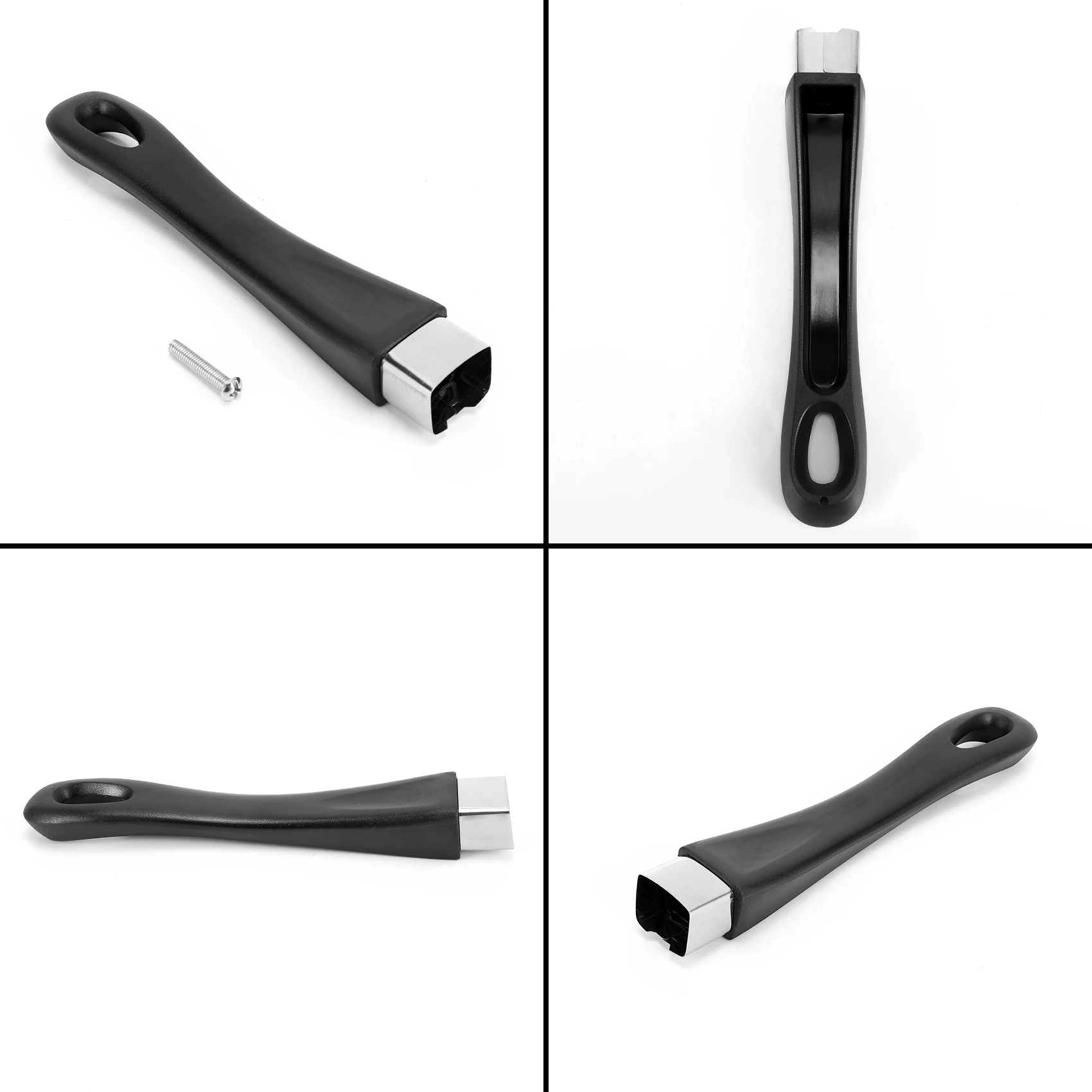 팬 냄비 조리기구용 AT77 검정색 교체 베이클라이트 손잡이