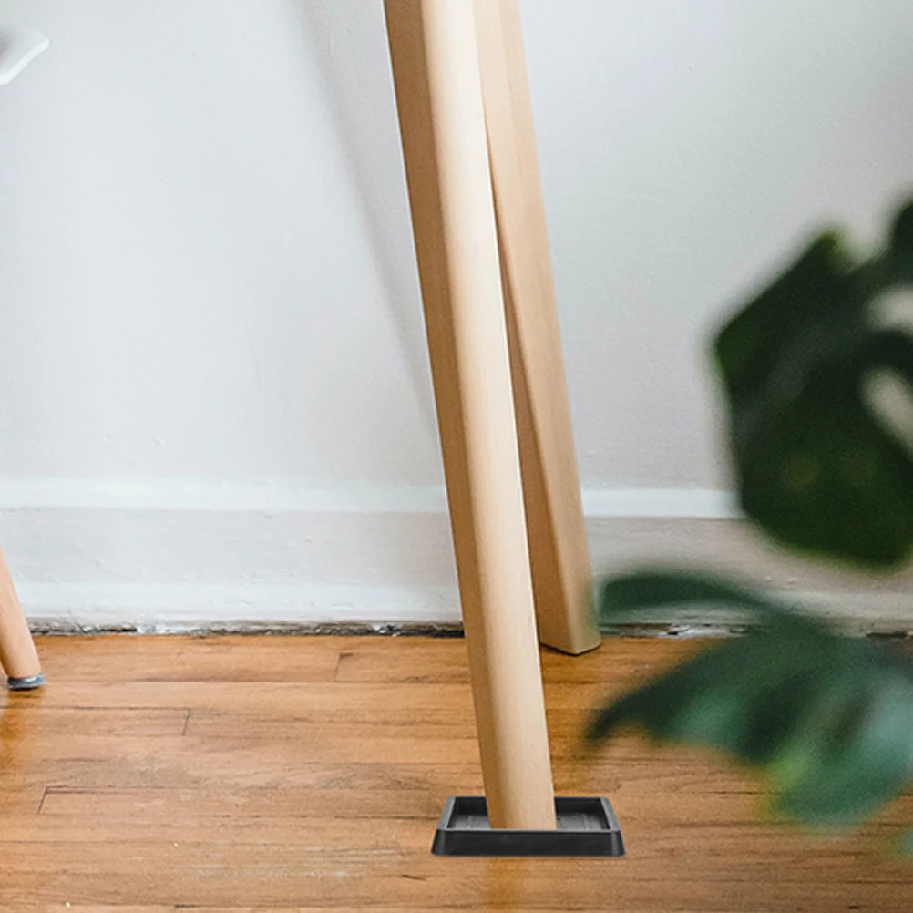 

8Pcs Square Non Slip Furniture Coasters Durable Rubber Anti Skid Furniture Leg Pads Multi Function Floor Protectors