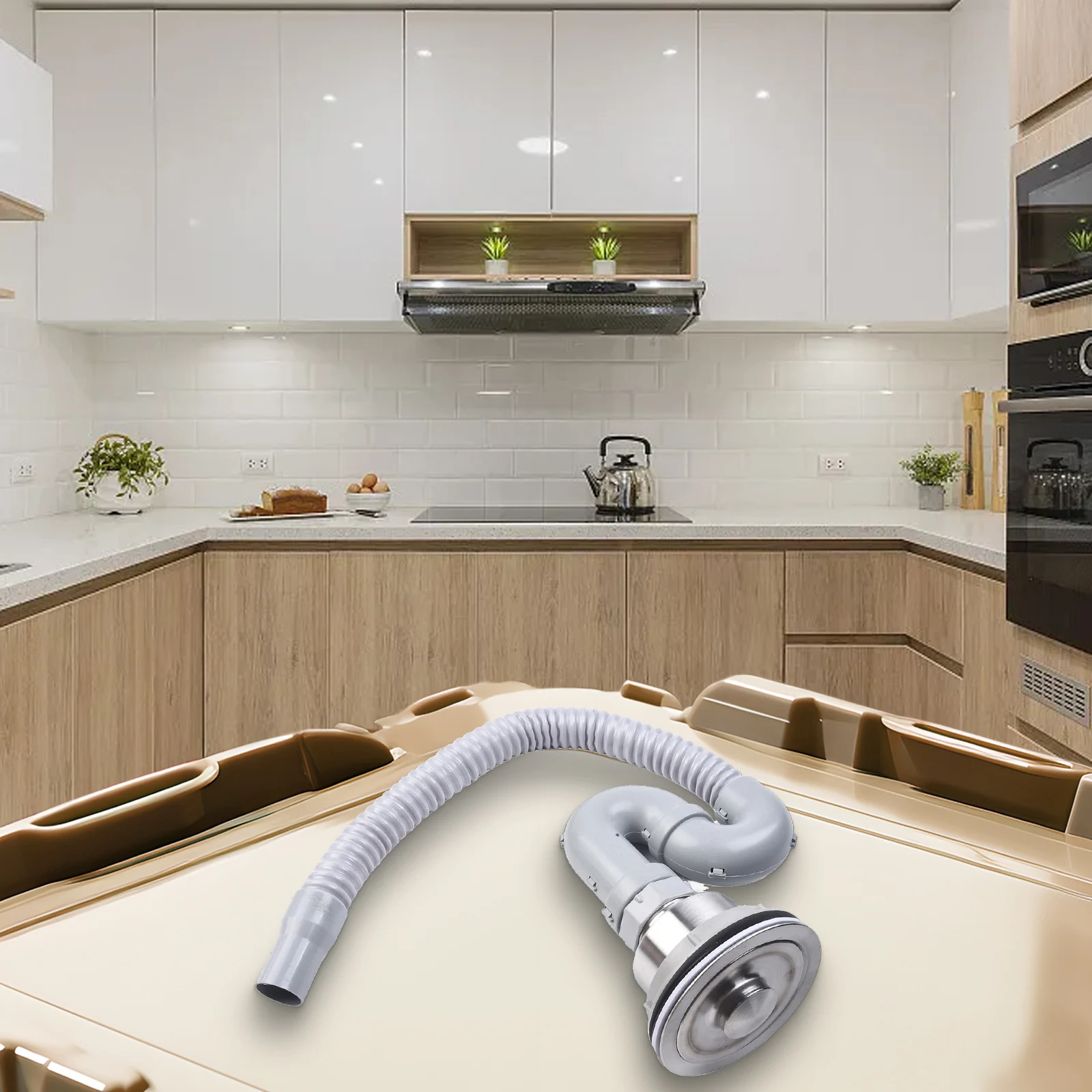 

Single Tank Drain Sink Strainer Head Drain Kit Floor Tiles And Tiles Stainless Steel Uninstall 45cm High Quality