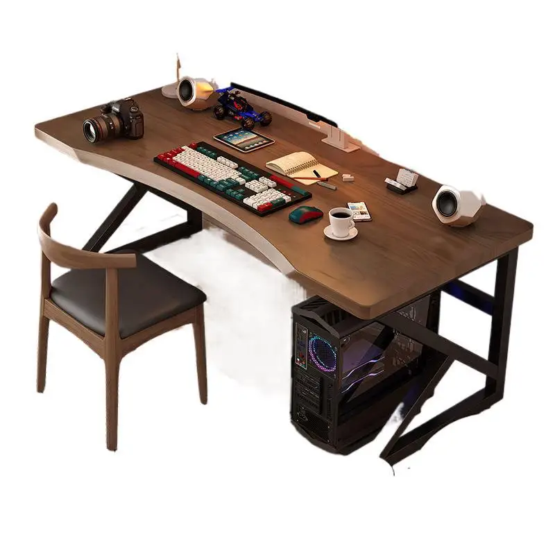

Solid wood gaming table desktop computer table home bedroom study desk student