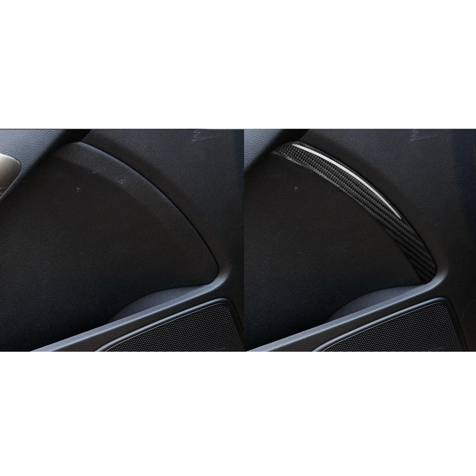 

For Hyundai Genesis/Rohens Coupe 2013—2016 Car Accessories Carbon Fiber Door Panel Protect Decals Interior Cover Trim Sticker