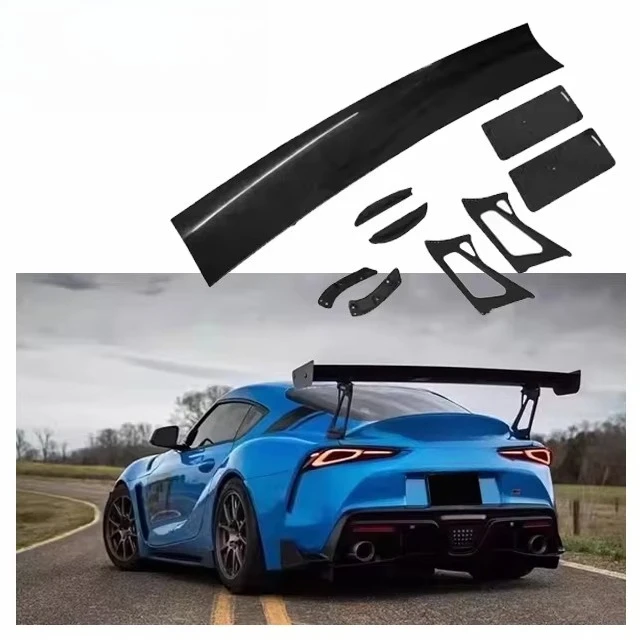 Verus Carbon Spoiler for Toyota Supra A90 A91 Upgrade Verus Style Supra A90 A91 Carbon Fiber Rear Spoiler Wing