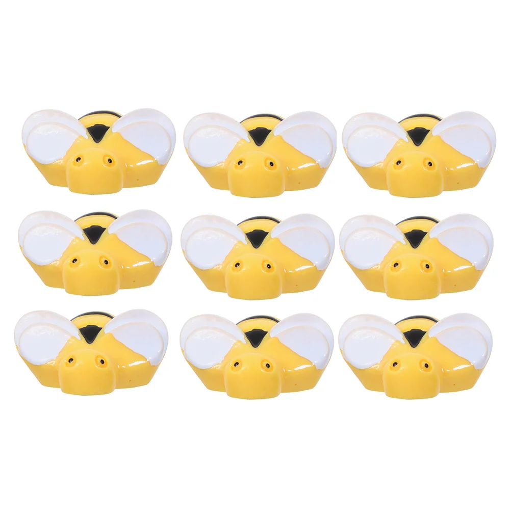 

9Pcs Bee Refrigerator Magnets Resin Funny Kitchen Decor Magnetic Whiteboard Locker Decorative Fridge Gifts Bee Magnets