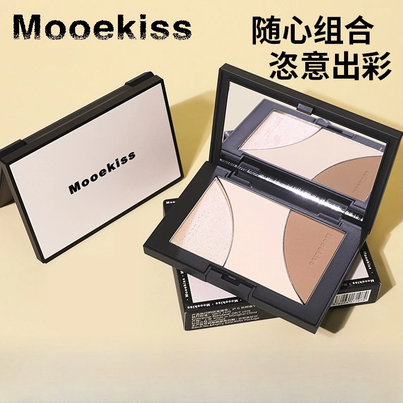 Mooekiss One-Piece Palette Contour Highlight Blush Nose Shadow Silhouette Matte Brightening Highlight