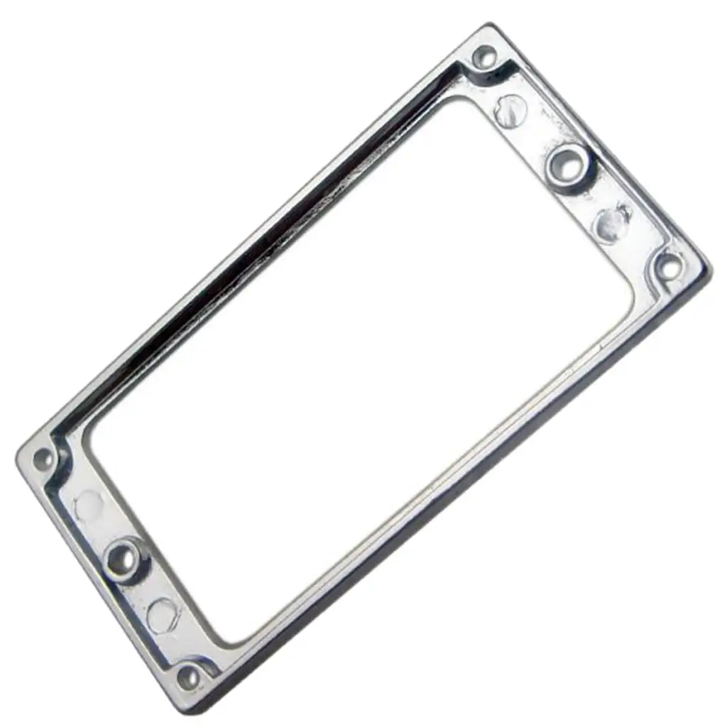 2 Pieces Electric Guitar Pickup Flat Base 4x4mm Metal Replacement Mounting Inside Frame Guitar Pickup Frame